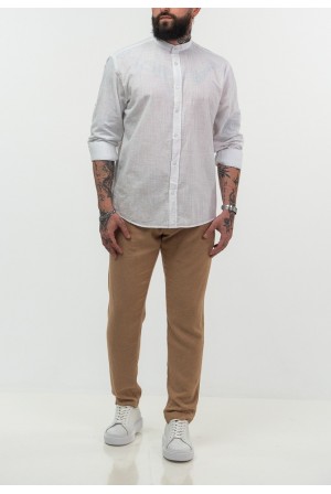 SET OF TROUSERS / SHIRT LINEN BACOS WHITE - 2132WH