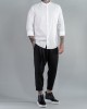 SET OF TROUSERS / PORTER SHIRT WHITE - 6997WH